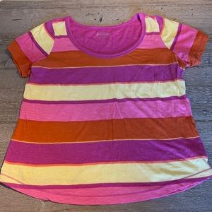 Maurices plus size 1 striped tshirt